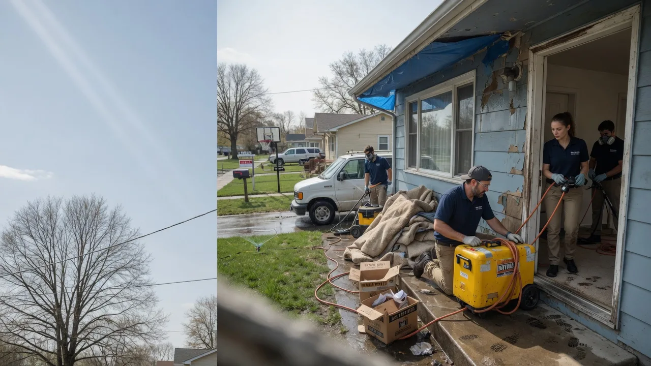 Basement Flood Cleanup in Forsyth, IL near me